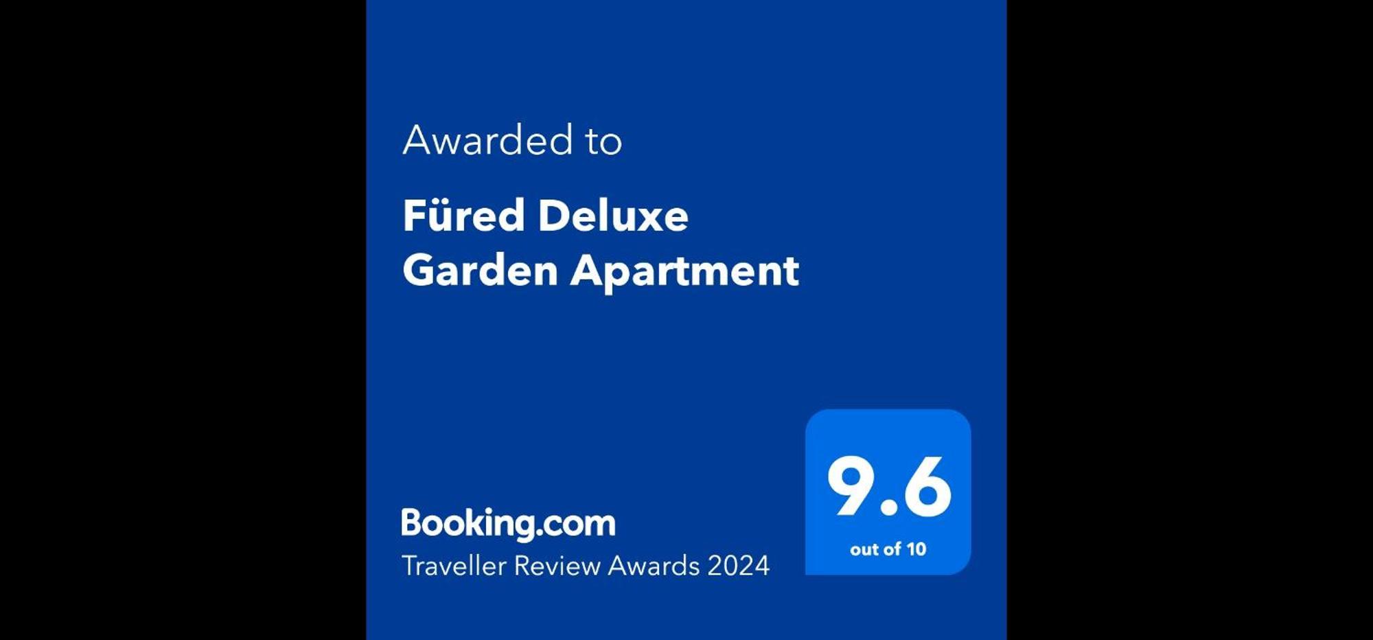 Fuered Deluxe Garden Apartment Balatonfüred Екстериор снимка